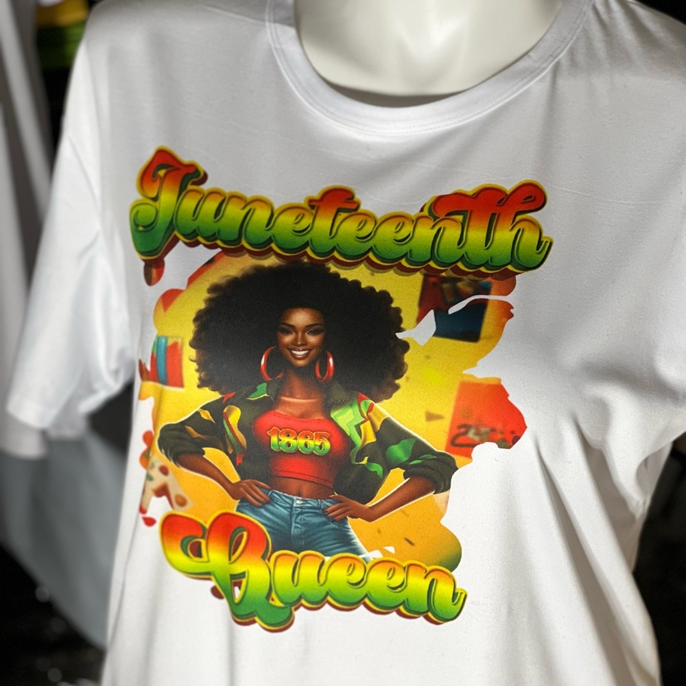 Juneteenth beautiful bright vivid shirt